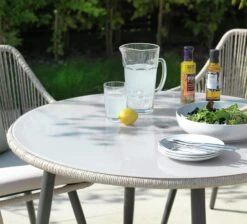 Habitat Malta 4 Seater Rattan Effect Patio Set - Natural 21 Habitat Malta 4 Seater Rattan Effect Patio Set - Natural -Habitat 8981671 R Z003C