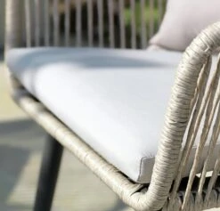 Habitat Malta 4 Seater Rattan Effect Patio Set - Natural 22 Habitat Malta 4 Seater Rattan Effect Patio Set - Natural -Habitat 8981671 R Z005C