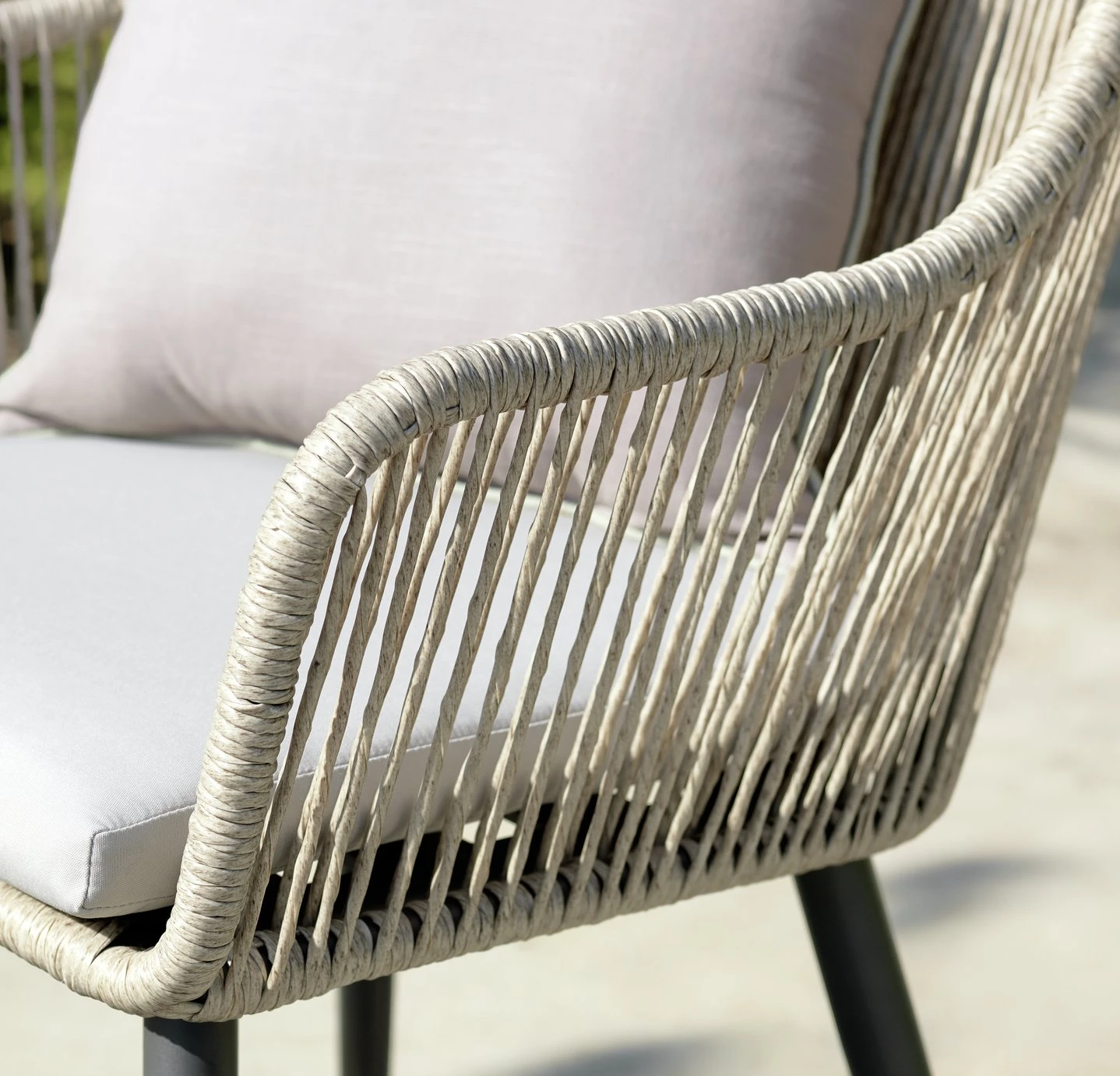 Habitat Malta 4 Seater Rattan Effect Patio Set - Natural 12 Habitat Malta 4 Seater Rattan Effect Patio Set - Natural - Image 10