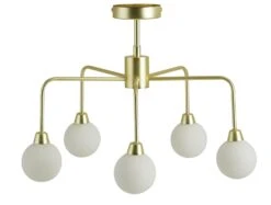 Habitat Boyd Flush Ceiling Light - Brass -Habitat 8982687 R Z002A