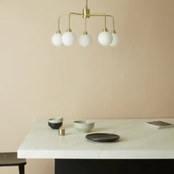 Habitat Boyd Flush Ceiling Light - Brass -Habitat 8982687 R Z003C