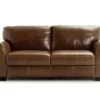 Habitat Milford Leather 3 Seater Sofa - Tan -Habitat 8984025 R Z001A