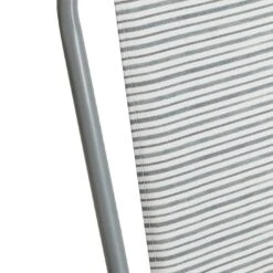 Habitat Folding Metal Garden Chair - Grey -Habitat 8991609 R Z003A