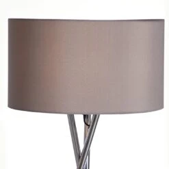 Habitat Tripod Floor Lamp - Grey And Chrome 17 Habitat Tripod Floor Lamp - Grey And Chrome -Habitat 9132742 R Z006A