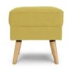Habitat Callie Fabric Footstool - Mustard Yellow