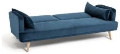 Habitat Andy 3 Seater Velvet Clic Clac Sofa Bed - Blue -Habitat 9160659 R Z003A