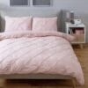Habitat Hadley Pintuck Blush Pink Bedding Set - Double -Habitat 9161397 R Z001A