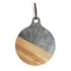 Habitat Acacia Circular Marble Chopping Board -Habitat 9166536 R Z001A