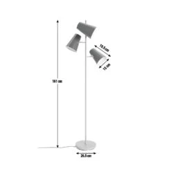 Habitat 3 Light Floor Lamp 19 Habitat 3 Light Floor Lamp -Habitat 9168187 R Z001E