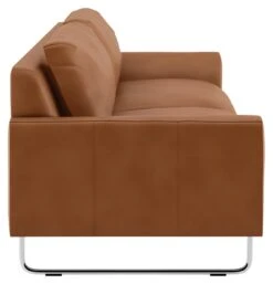 Habitat Lyle Leather 3 Seater Sofa - Tan 12 Habitat Lyle Leather 3 Seater Sofa - Tan -Habitat 9170539 R Z004A