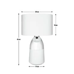 Habitat Pluto Touch Table Lamp - Copper & Grey -Habitat 9179846 R Z020A