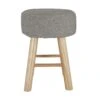 Habitat Sophie Small Fabric Stool - Light Grey -Habitat 9180873 R Z001A
