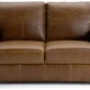 Habitat Milford Leather 2 Seater Sofa - Tan -Habitat 9185926 R Z001A