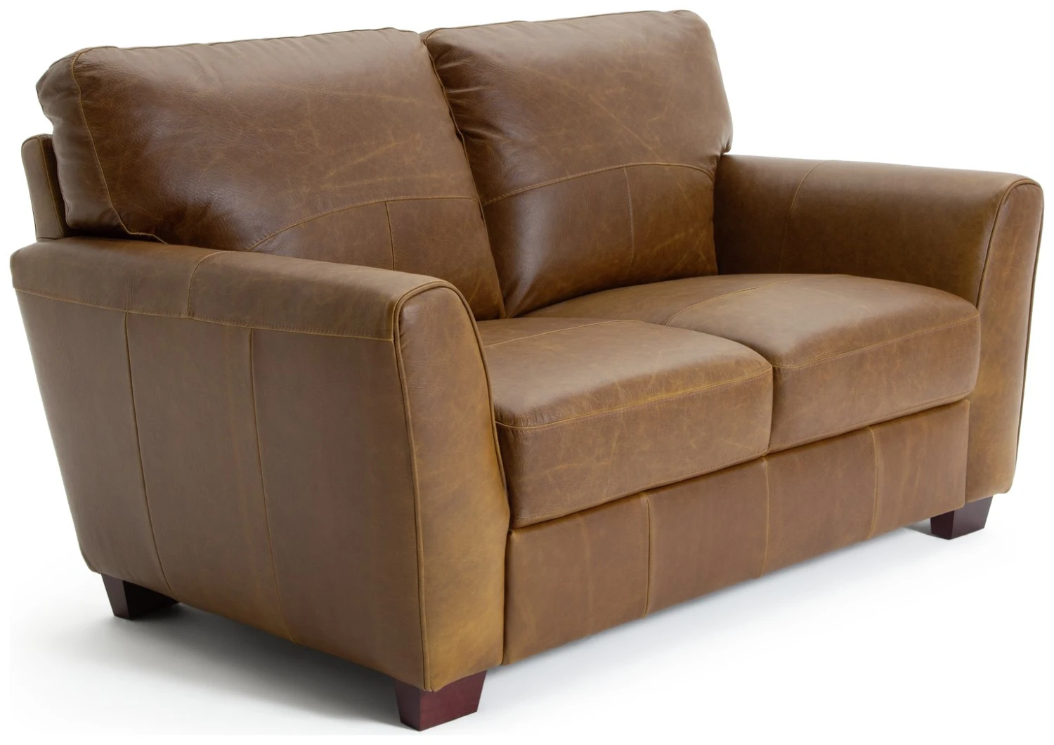 Habitat Milford Leather 2 Seater Sofa - Tan 9 Habitat Milford Leather 2 Seater Sofa - Tan - Image 7
