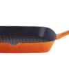 Habitat 23cm Cast Iron Griddle Pan - Orange -Habitat 9192500 R Z001A