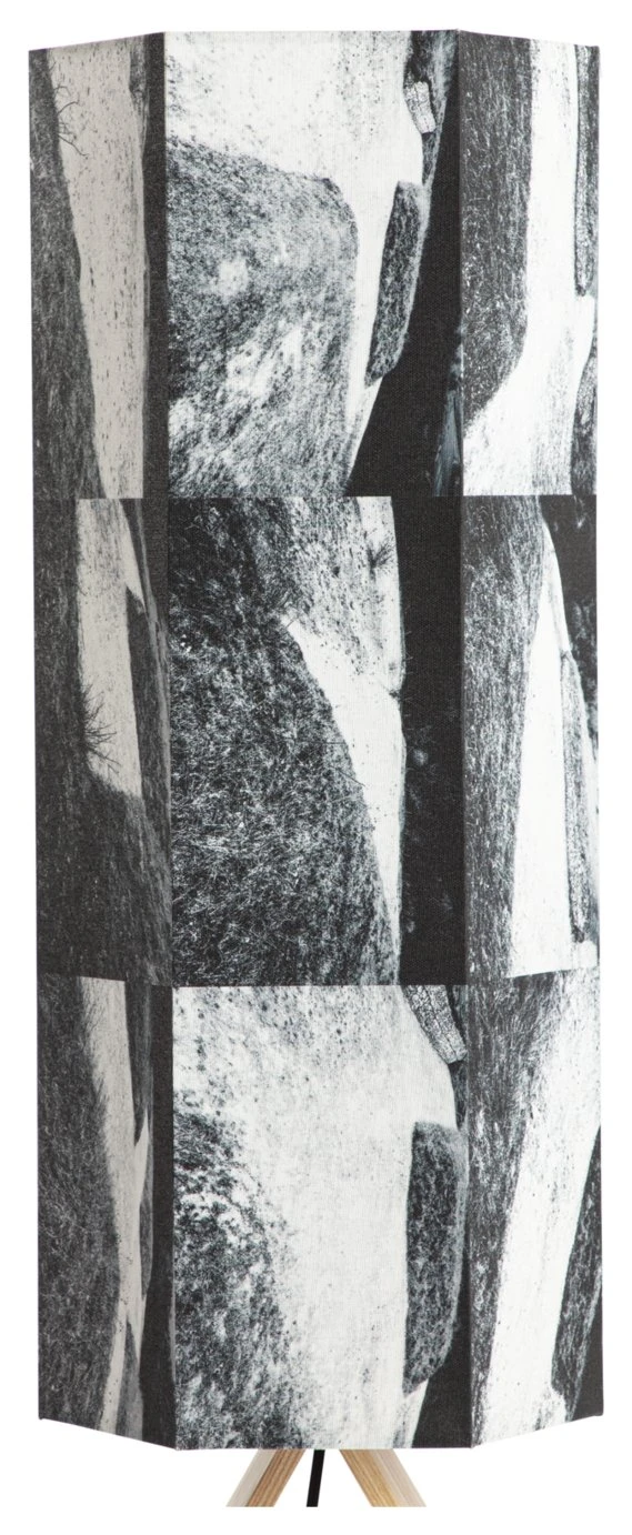 Habitat Whiteleaf Printed Column Floor Lamp - Black & White 9 Habitat Whiteleaf Printed Column Floor Lamp - Black & White - Image 7