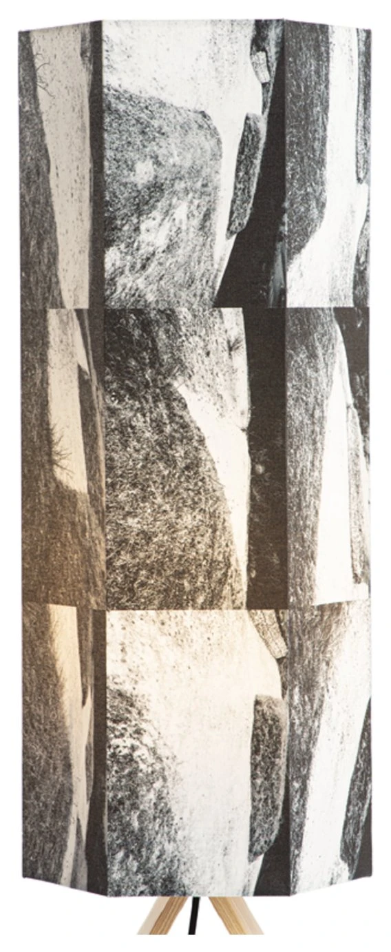 Habitat Whiteleaf Printed Column Floor Lamp - Black & White 10 Habitat Whiteleaf Printed Column Floor Lamp - Black & White - Image 8