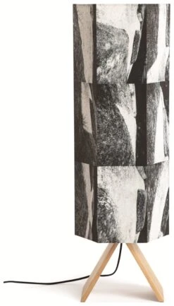 Habitat Whiteleaf Printed Column Floor Lamp - Black & White 22 Habitat Whiteleaf Printed Column Floor Lamp - Black & White -Habitat 9201910 R Z009A