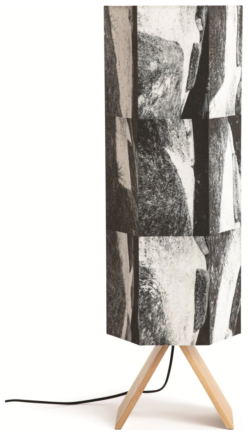 Habitat Whiteleaf Printed Column Floor Lamp - Black & White 12 Habitat Whiteleaf Printed Column Floor Lamp - Black & White - Image 10
