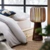 Habitat Achille Bamboo Table Lamp - Walnut & White 1 Habitat Achille Bamboo Table Lamp - Walnut & White -Habitat 9202414 R Z001A