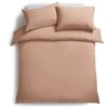 Habitat Stonewashed Cotton Plain Blush Bedding Set - Double -Habitat 9209101 R Z001A
