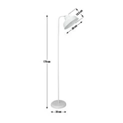 Habitat Benson Floor Lamp - Mustard -Habitat 9210114 R Z020A