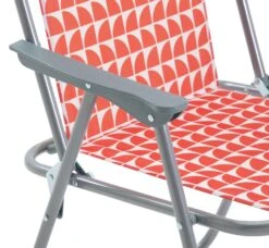 Habitat Folding Metal Garden Chair - Orange -Habitat 9212019 R Z004A