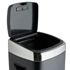 Habitat 30 Liter Square Touch Top - Black -Habitat 9212600 R Z003A