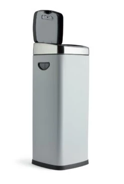 Habitat 30 Litre Square Touch Top Bin - Gunmetal 9 Habitat 30 Litre Square Touch Top Bin - Gunmetal -Habitat 9212662 R Z002A