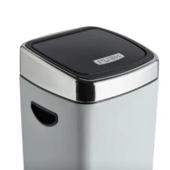 Habitat 30 Litre Square Touch Top Bin - Gunmetal 11 Habitat 30 Litre Square Touch Top Bin - Gunmetal -Habitat 9212662 R Z004A