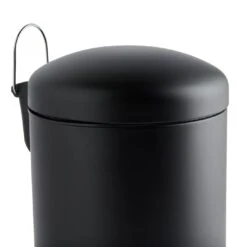 Habitat 12 Litre Domed Pedal Bin - Black -Habitat 9212772 R Z004A