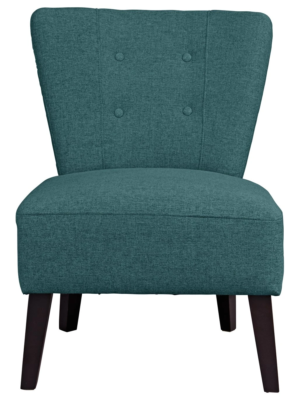 Habitat Delilah Fabric Cocktail Chair - Teal 3 Habitat Delilah Fabric Cocktail Chair - Teal