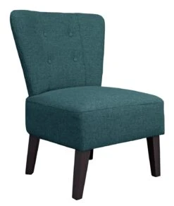 Habitat Delilah Fabric Cocktail Chair - Teal 14 Habitat Delilah Fabric Cocktail Chair - Teal -Habitat 9213135 R Z004A