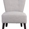 Habitat Delilah Fabric Cocktail Chair - Light Grey -Habitat 9221433 R Z001A