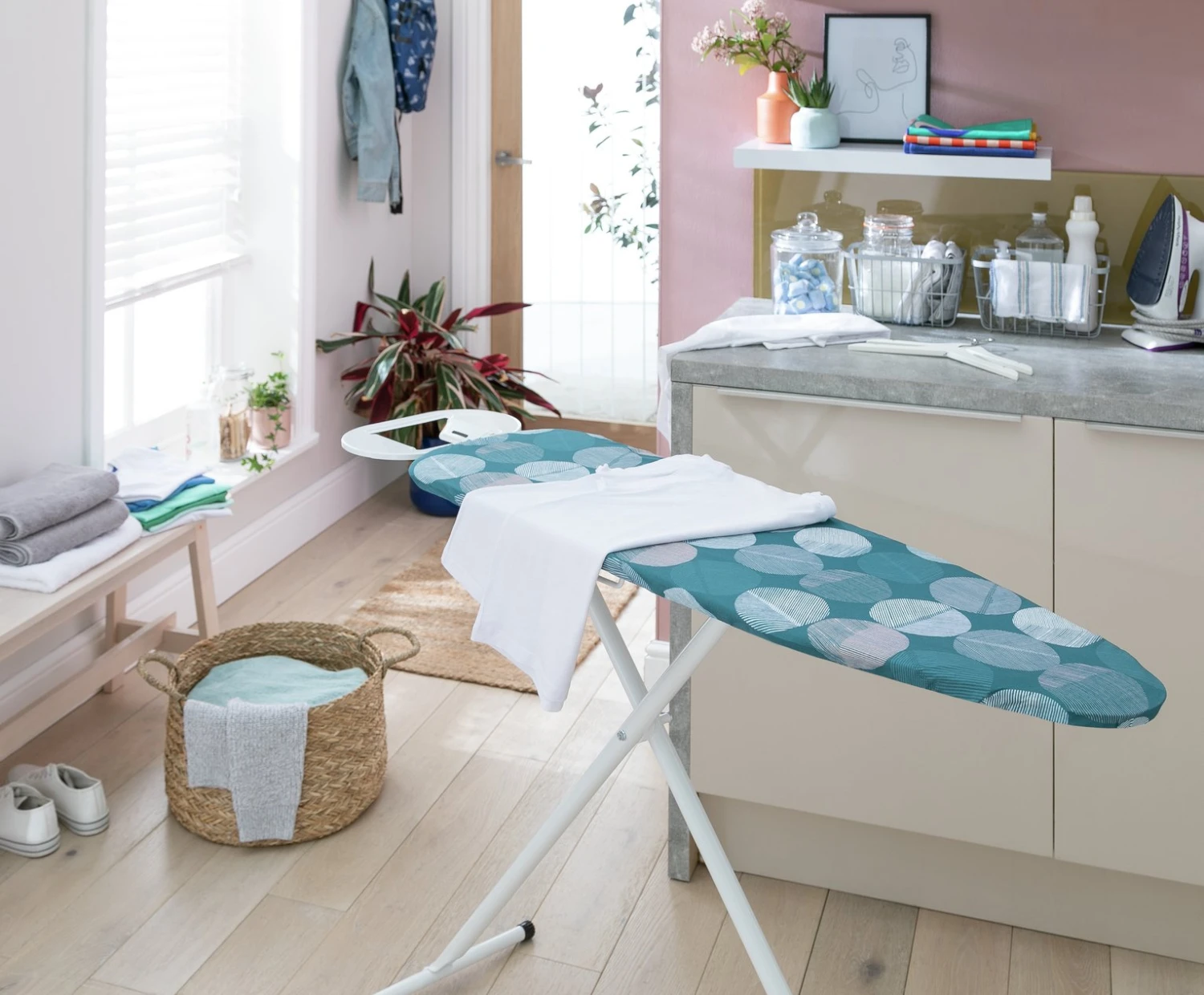 Habitat Medium 110 X 34cm Ironing Board - Skandi Spot 4 Habitat Medium 110 X 34cm Ironing Board - Skandi Spot - Image 2