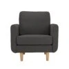 Habitat Remi Fabric Armchair In A Box - Charcoal -Habitat 9308222 R Z001A