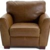 Habitat Milford Leather Armchair - Tan -Habitat 9308370 R Z001A