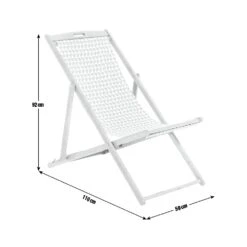 Habitat Folding Wooden Garden Deck Chair - Grey -Habitat 9311233 R E001