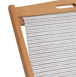 Habitat Folding Wooden Garden Deck Chair - Grey -Habitat 9311233 R Z003A