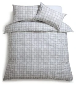 Habitat Spot Print Grey Bedding Set - Single -Habitat 9311350 R Z004A