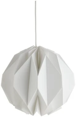 Habitat Kura Origami 36cm Paper Shade - White -Habitat 9332487 R Z001C