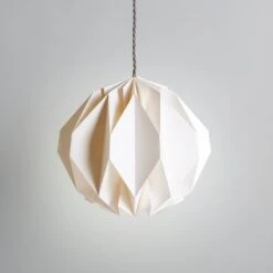 Habitat Kura Origami 36cm Paper Shade - White -Habitat 9332487 R Z002C