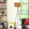 Habitat Tripod Floor Lamp - Mustard And Chrome 2 Habitat Tripod Floor Lamp - Mustard And Chrome -Habitat 9336335 R Z001A