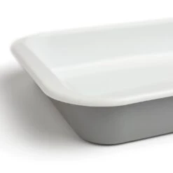 Habitat Set Of 2 Enamel Oven Tray Roaster Set -Habitat 9340462 R Z002A