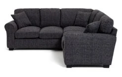Habitat Lisbon Fabric Corner Sofa - Charcoal -Habitat 9346583 R Z002A