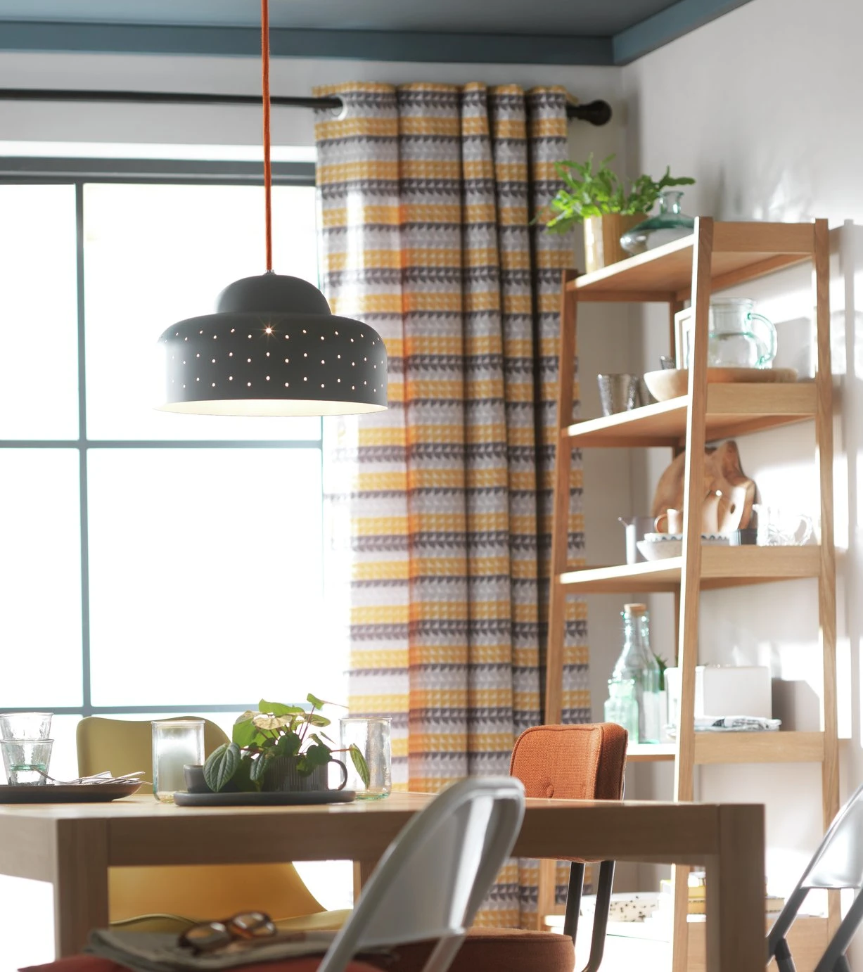 Habitat Metal Diablo Flush To Ceiling Light - Grey 7 Habitat Metal Diablo Flush To Ceiling Light - Grey - Image 5