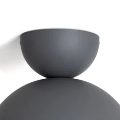 Habitat Metal Diablo Flush To Ceiling Light - Grey 10 Habitat Metal Diablo Flush To Ceiling Light - Grey -Habitat 9348213 R Z003A