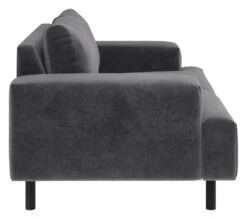 Habitat Julien Velvet 2 Seater Sofa - Grey 13 Habitat Julien Velvet 2 Seater Sofa - Grey -Habitat 9359989 R Z004A