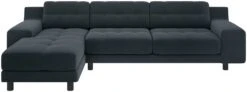 Habitat Hendricks Left Hand Corner Chaise Sofa - Charcoal -Habitat 9360624 R Z003A