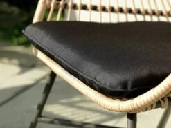 Habitat 2 Seater Bamboo Garden Bistro Set - Natural -Habitat 9371998 R Z005C